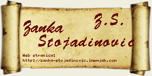 Žanka Stojadinović vizit kartica